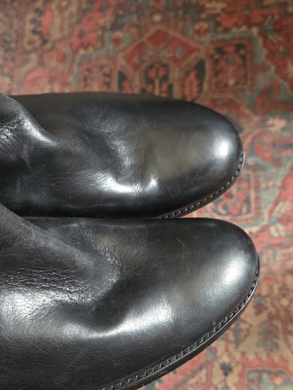 Frye Melissa Button Leather Riding Boots Size 7.5 - Picture 7 of 14